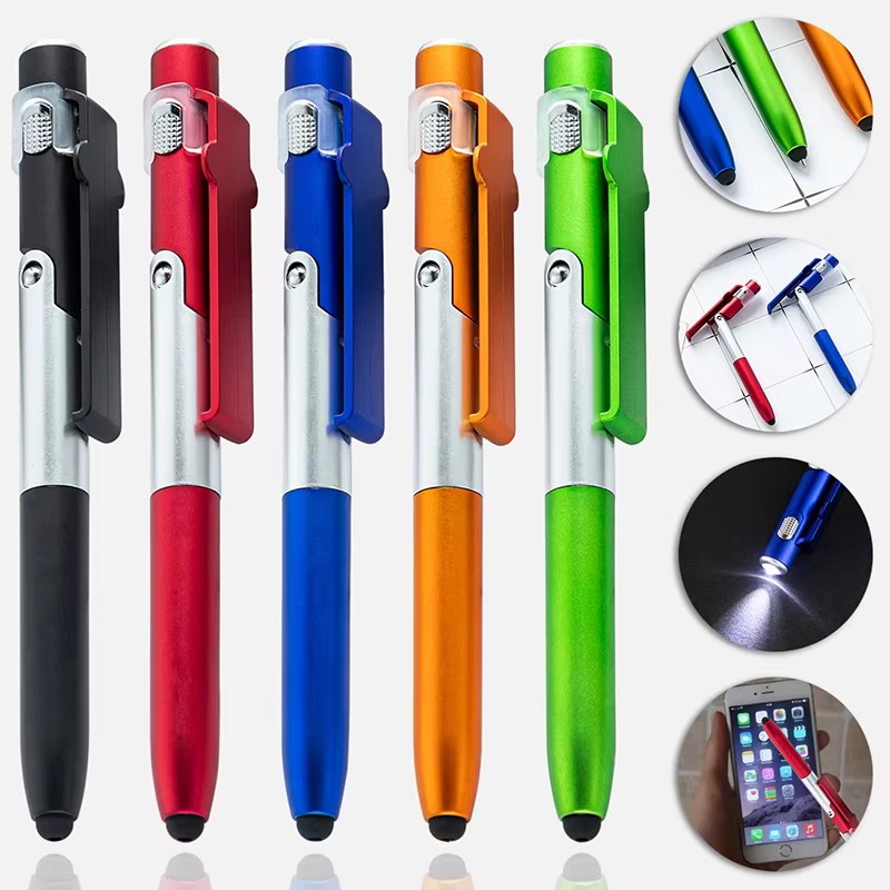 Useful Tablet Accessories - Pena Mainan Multi-Fungsi Empat Dalam Satu