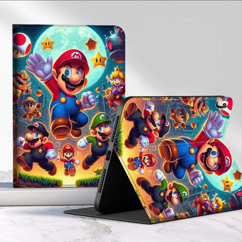 Samsung Tablet S10 Accessories - Casing Tablet Kartun M-Marios Art untuk
