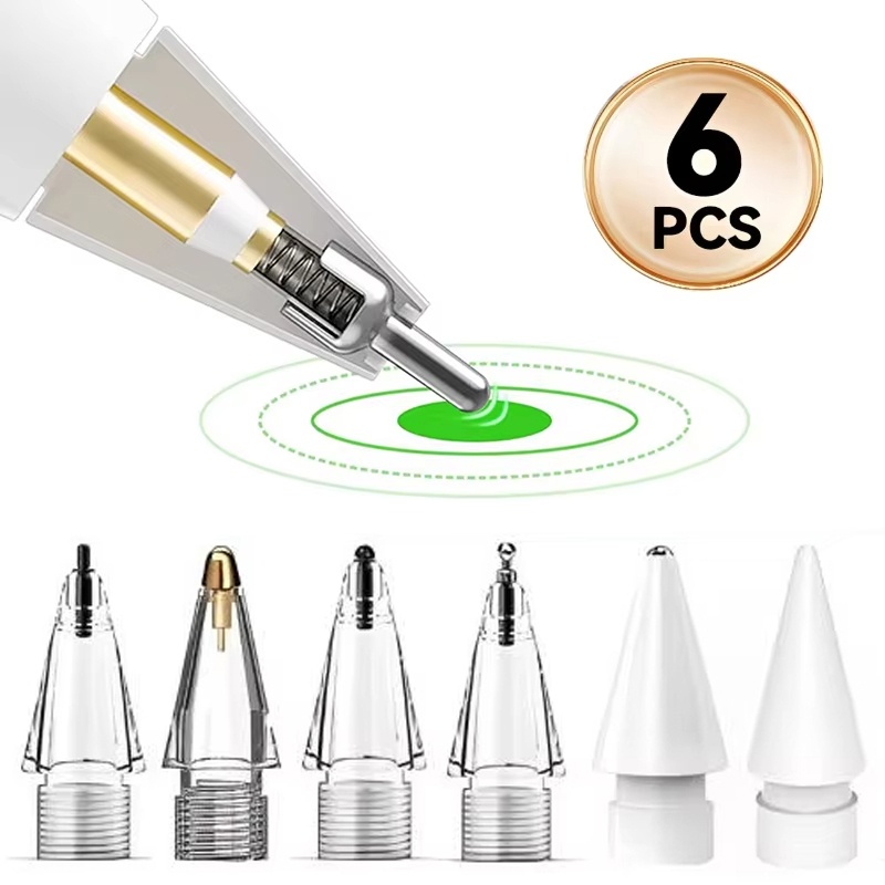 Stylus Replacement Tip - 6 Buah Ujung Pensil Pengganti Untuk