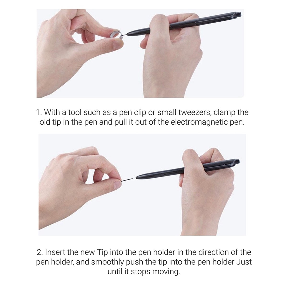 BaoBao- 50 Buah Ujung Pena Spi - Stylus Replacement Tip ulasan dan harga